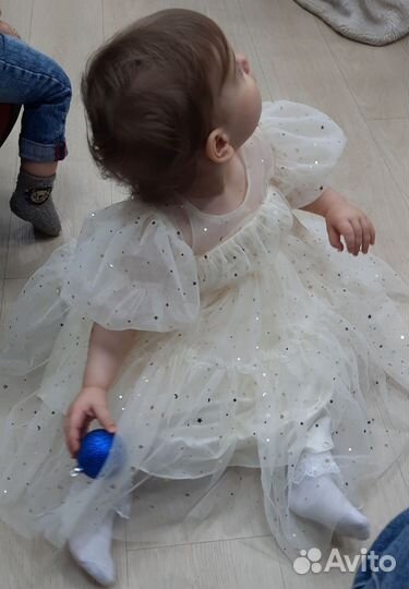 Нарядное платье для девочки 80 86 92