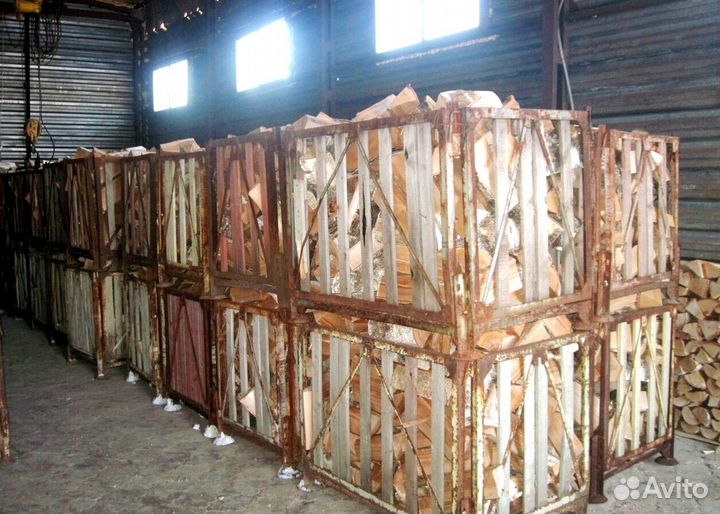 Дрова естественной влажности от 4м3