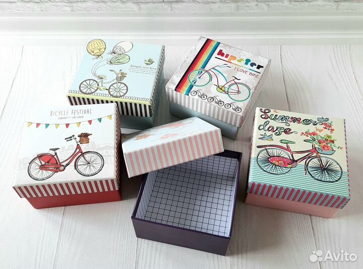 Коробка подарочная два размера Цена за 5 шт