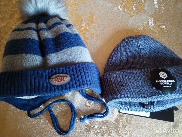 Шапка для мальчика новая 54/58 размер