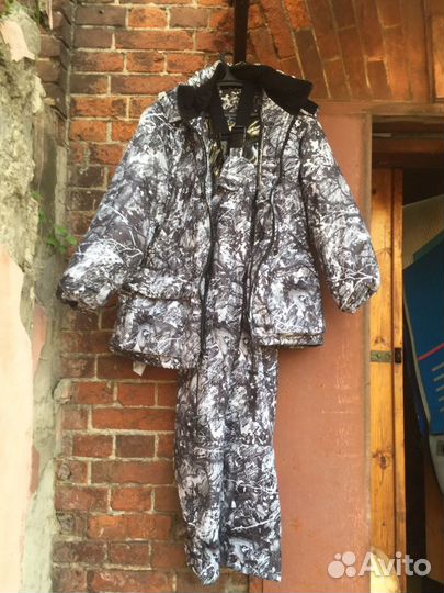 Костюм охотника/рыбака зимний маскировочный