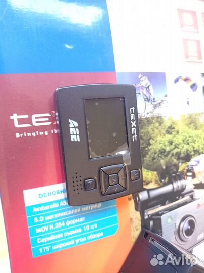 Экшен камера/видеорегистратор Texet DVR-905S 8Мп