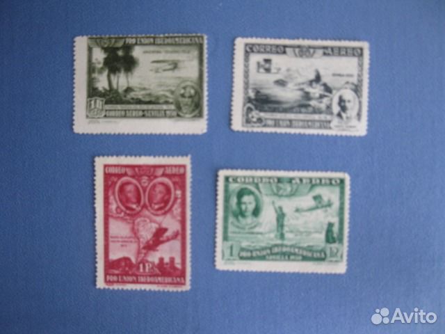 Марки Испании, 1930 год, летчики