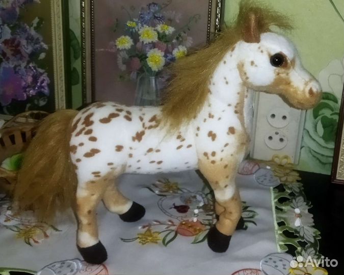 Мягкая игрушка лошадка