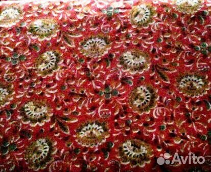 Ткани х/б, бортовка лен вельвет из СССР