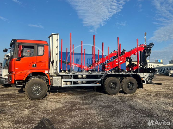 Лесовоз (сортиментовоз) Shacman X3000 с КМУ Велмаш-С, 2025