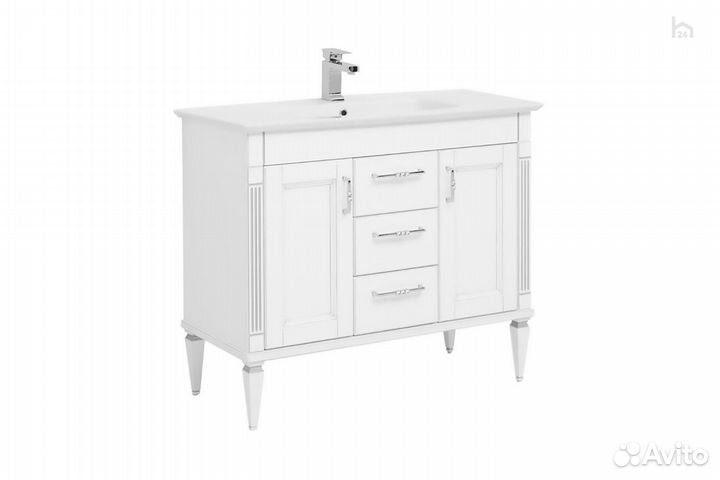 Тумба под раковину для ванной 105 (3 ящика, 2 двер