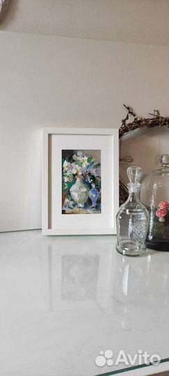 Рамка с картиной маслом А4