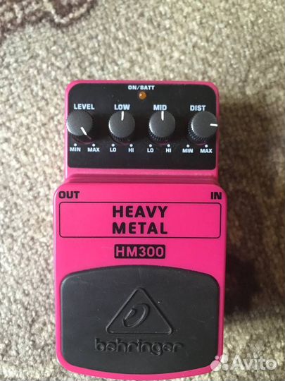 Гитарная педаль эфектов heavy metal
