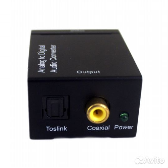 Конвертер 2RCA стерео аудио в TosLink / spdif