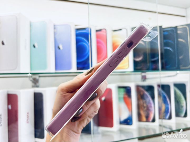 Чехол на 14 Pro Max, пурпурный