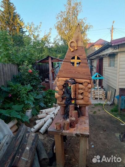 Дом бабушки Яги декоративный