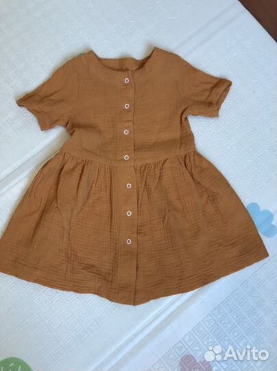 Муслиновое платье 92