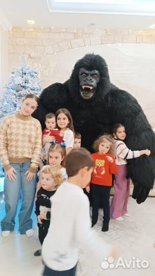 Поздравление, Аниматор, Мишка, Зайка, лев