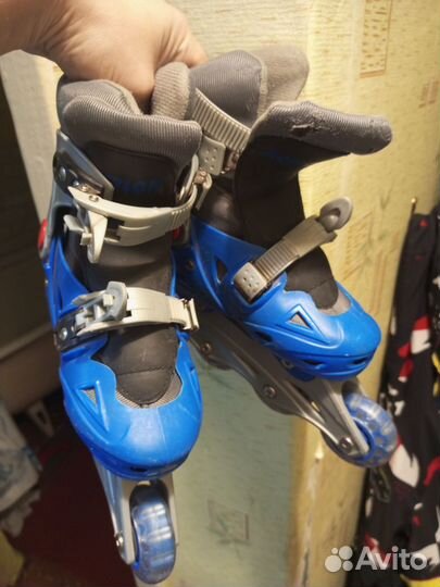 Роликовые коньки детские раздвижные