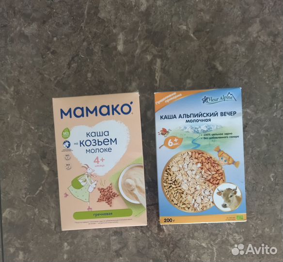 Детские каши молочные