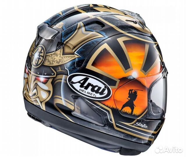 Шлем arai RX-7V Pedrosa Spirit Gold