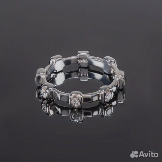 Кольцо No name с бриллиантами