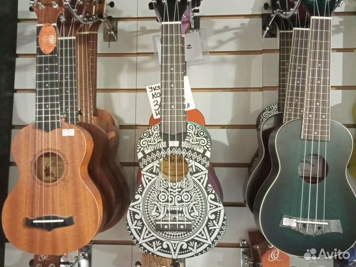 Укулеле Сопрано, Концерт,Тенор, Гитарлеле, Трэвел