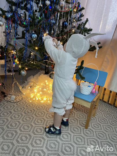 Новогодний костюм «Зайчик» 86-92 размер