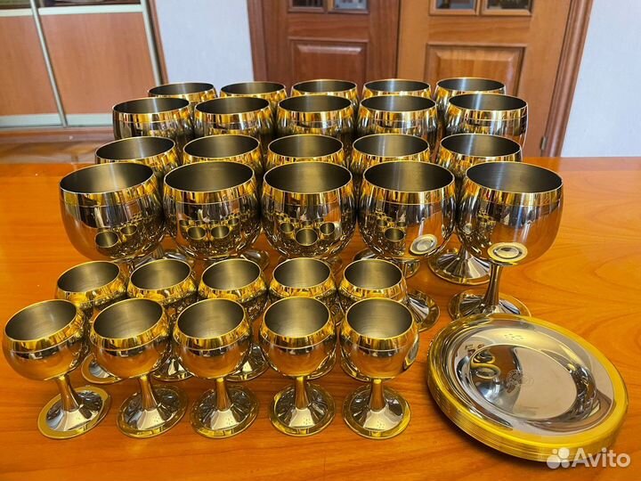 Набор бокалов и блюдец Zepter Принц 40 предметов