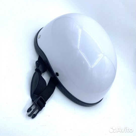 Шлем (открытый) 1/2 котелок белый глянцевый (bsdd