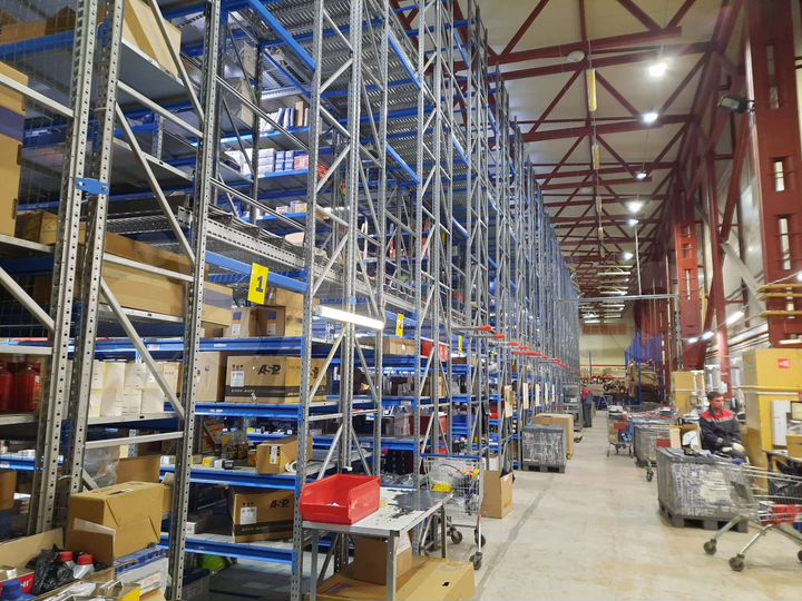 1440 м², Тёплый склад, 2 кран-балки