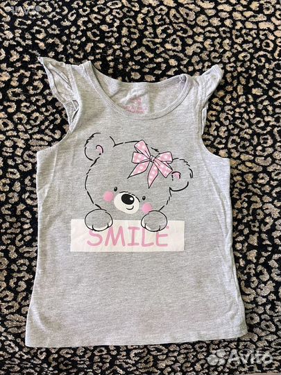 Вещи для девочки (майки, топы) 122-134