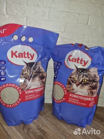 Наполнитель Katty для кошек купить в Москве | Животные и зоотовары | Авито