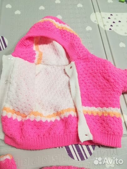 Тёплый костюмчик 74-80