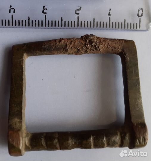 Пряжка поясная старинная