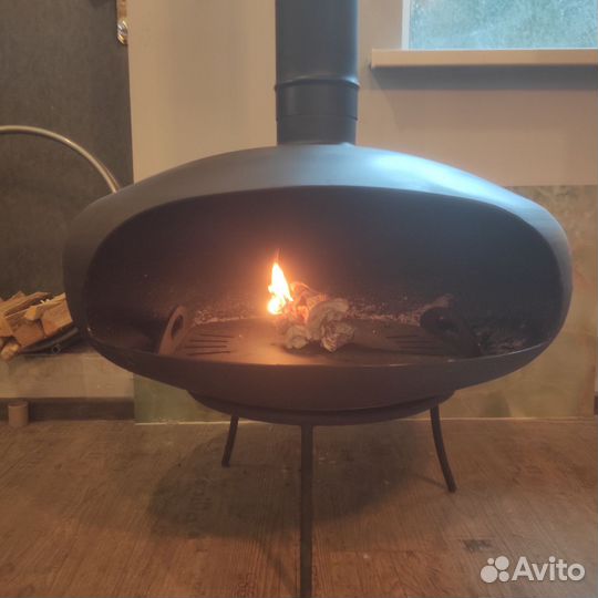 Камин напольный дизайнерский