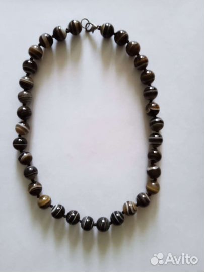 Бусы из агата