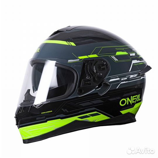 Мотошлем Oneal Challenger Matrix Black-Yellow