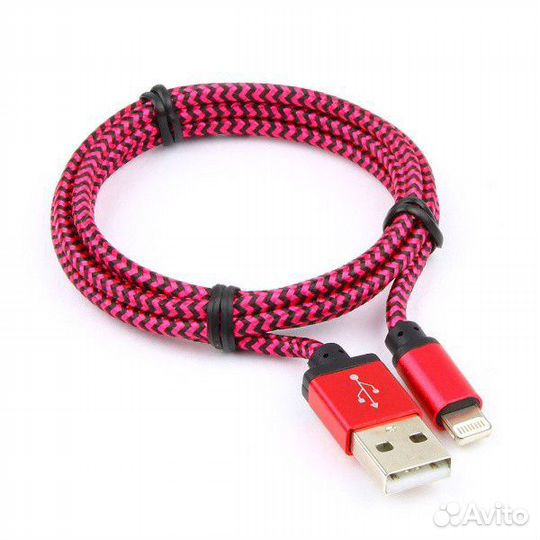 USB кабель для iPhone iPad 1 м в оплётке