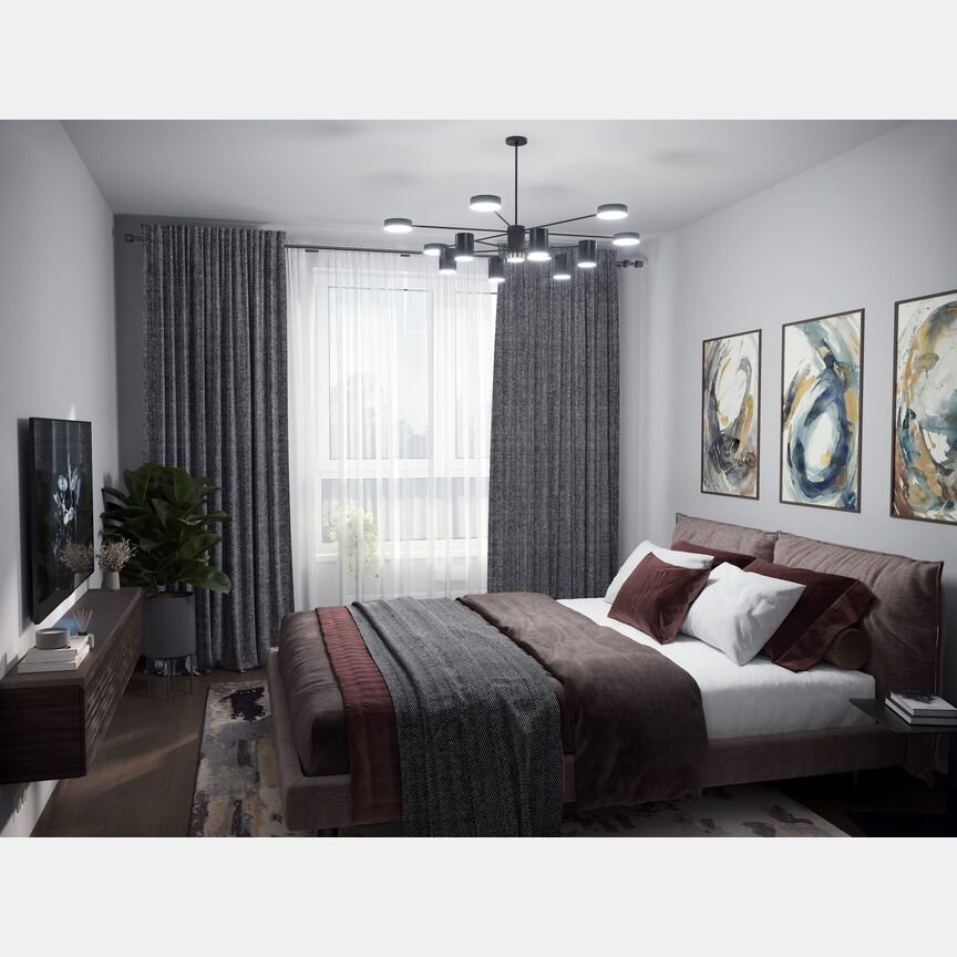 2-к. квартира, 55,7 м², 6/12 эт.