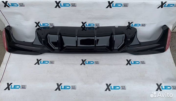 Диффузор заднего бампера BMW G30 M5 Competition