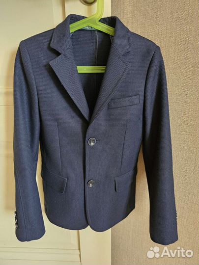 Пиджак школьный для мальчика 134