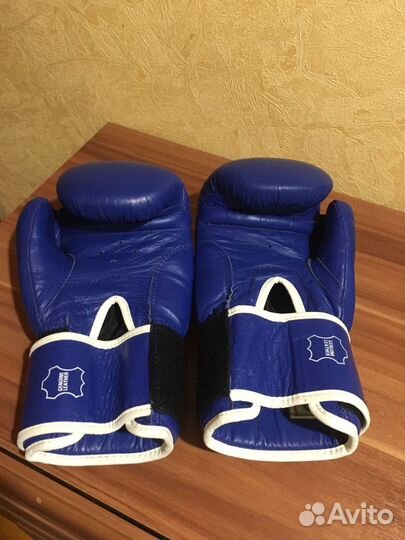 Боксерские перчатки (кожа,10 oz.)