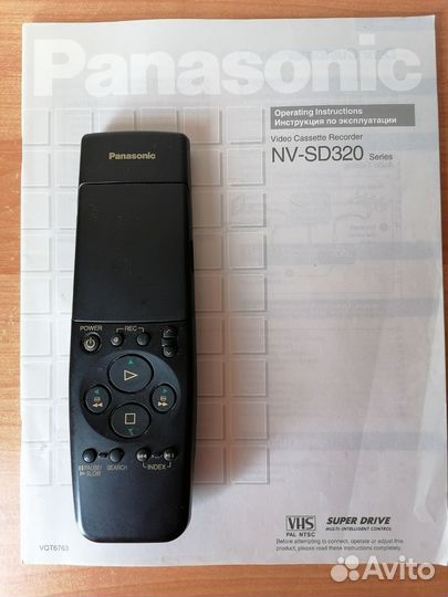 Пульт ду для видеомагнитофона Panasonic NV-SD320