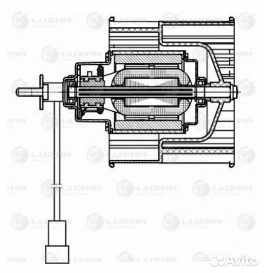 Luzar LFH 0128 Э/вентилятор отоп