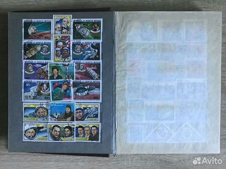 Набор 395 марок в альбоме 60 лет ссср. Т