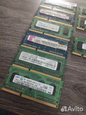 Озу sodimm ddr3 и ddr2 pc3/pc2 1GB в Бесплатно