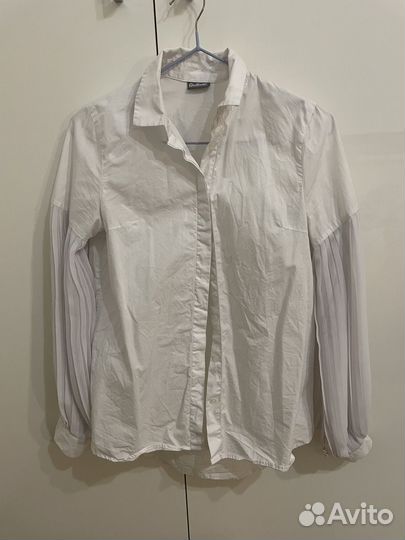 Рубашка белая женская gulliver