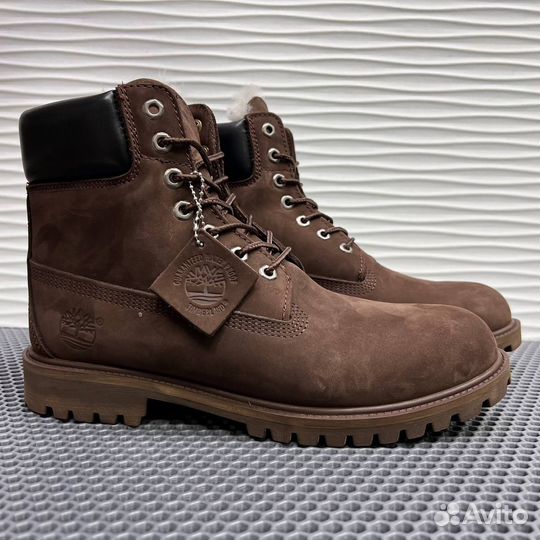 Ботинки timberland с мехом