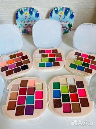 Тени для век 3D Летняя коллекция