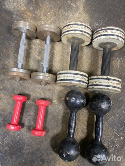 Гантели разборные