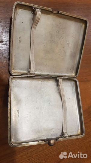 Портсигар серебро 84