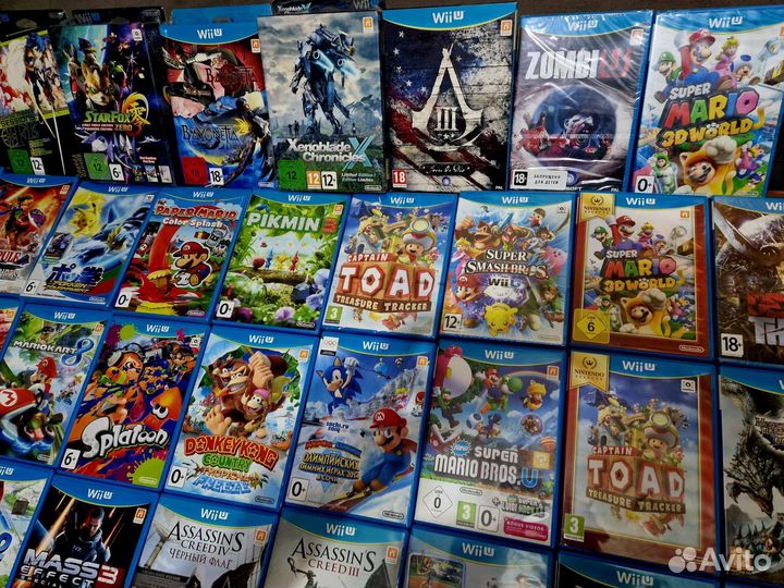 Диски на Nintendo WII U