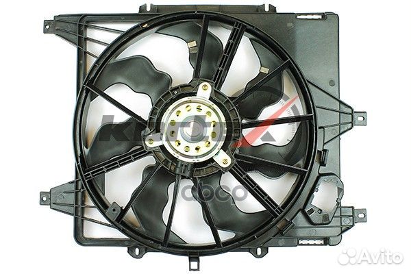 Вентилятор радиатора renault logan 04- A/C (с к
